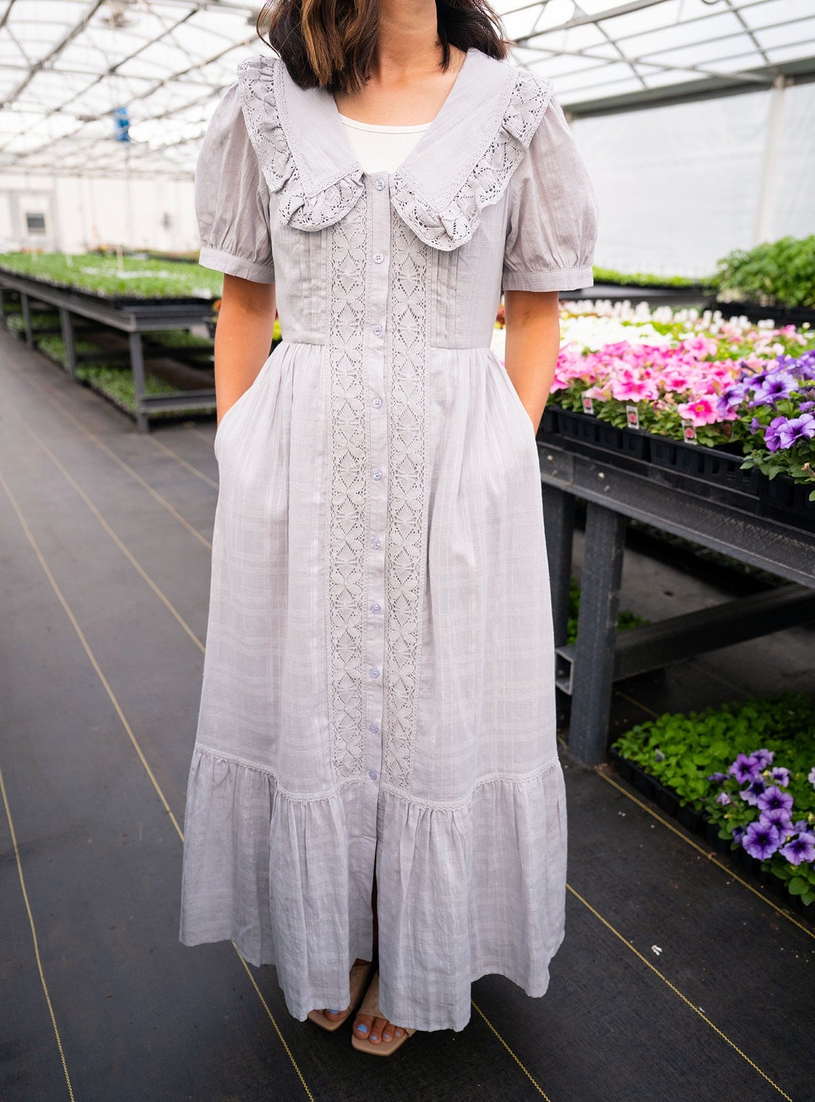 midi dress embroidered Ivory Floral Sweetheart Neckline perfect for weddings and parties. Multi Embroidered Midi Dress by